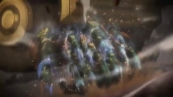 Jotaro socando o grosso