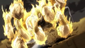 Jotaro socando o grosso
