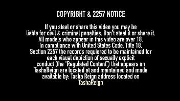 Sexy tasha reign got too horny & wet during dildo drilling scene