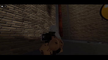 Fucked whore in alley