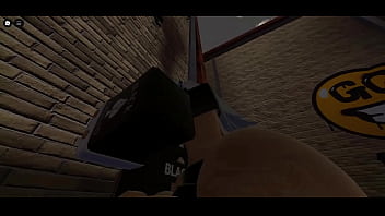 Fucked whore in alley