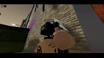 Fucked whore in alley