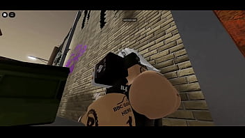 Fucked whore in alley