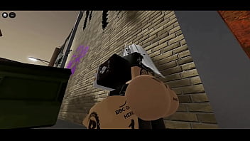 Fucked whore in alley