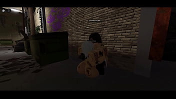 Fucked whore in alley