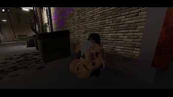 Fucked whore in alley