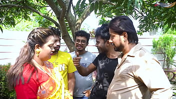 Desi Mallu Bhabhi Hardcore Different Position Of Sex With Four Local Desi Boys When She Was Alone At Home Gangbang thumbnail