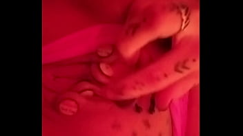 Playing with my pierced wet pussy enjoy big natural tits tight tattooed pussy