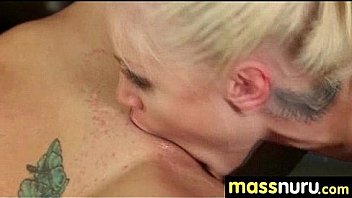 Sweetie gives a hot slippery nuru massage 21