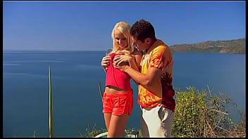 Blonde diana has a desire to screw two men in a threesome today