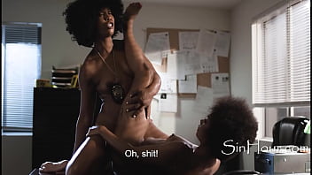 Horny lesbian detective eats pussy on her desk in the middle of investigation Horny lesbian detective eats pussy on her desk in the middle of investigation