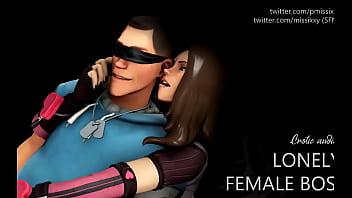 Your female boss wants you to spend some fun time with her voice only