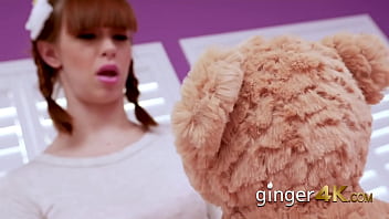 Petite babe banged huge cock