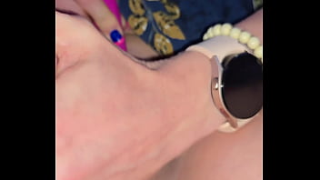 Squirting on his dick and balls