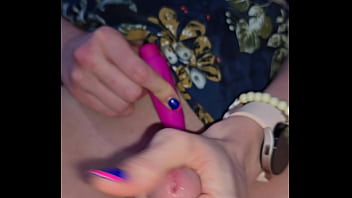 Squirting on his dick and balls