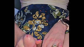 Squirting on his dick and balls