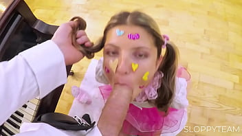 Petite ballet dancer ⋆。‧ ̊ ɞ ̊。⋆ student with tutu ̊ punished by her teacher bondage bdsm️