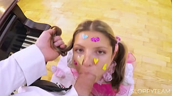 Petite ballet dancer ⋆。‧ ̊ ɞ ̊。⋆ student with tutu ̊ punished by her teacher bondage bdsm️