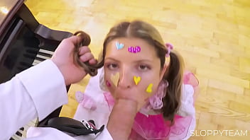 Petite ballet dancer ⋆。‧ ̊ ɞ ̊。⋆ student with tutu ̊ punished by her teacher bondage bdsm️