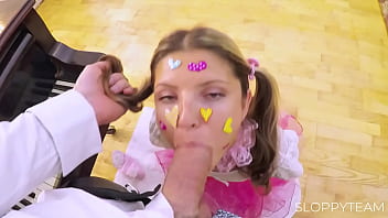 Petite ballet dancer ⋆。‧ ̊ ɞ ̊。⋆ student with tutu ̊ punished by her teacher bondage bdsm️