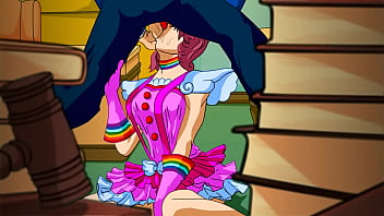 Clussy offering a blowjob to her layer for her case