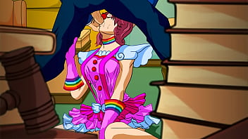 Clussy offering a blowjob to her layer for her case