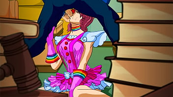 Clussy offering a blowjob to her layer for her case