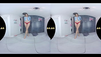 Virtualpee hot babe gets drenched in her tasty pee