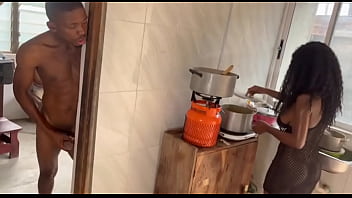 Newly Married Couple Having Passionate Sex In The Kitchen thumbnail