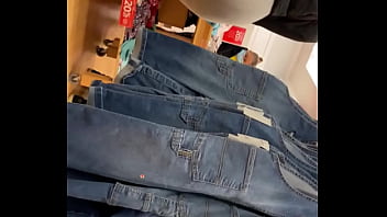 Booty in grey leggings