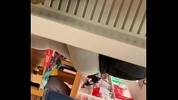 Booty in grey leggings