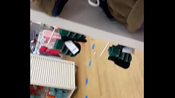 Booty in grey leggings