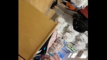 Booty in grey leggings