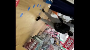 Booty in grey leggings