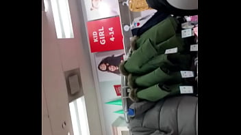 Booty in grey leggings