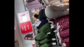 Booty in grey leggings