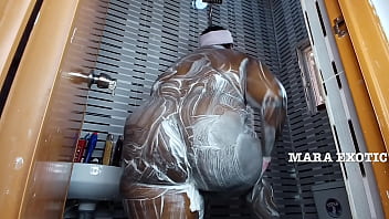 Shower time with fat onion booty milf full video on red mara exotic