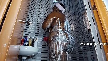 Shower time with fat onion booty milf full video on red mara exotic