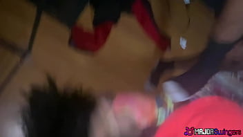 Kinky coed sisi pesos gets double pounded by bruno dickemz rome major