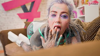 Dreadlocks Hippie Pornstar Gives A Big Cock Sloppy Blowjob And Anal Ride thumbnail