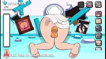 Albedo getting fucked and filled with cum in different positions hentai