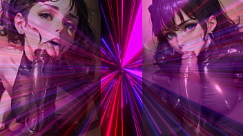 Pixai artwork rendered blowjobs