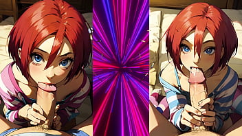 Pixai artwork rendered blowjobs