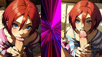 Pixai artwork rendered blowjobs