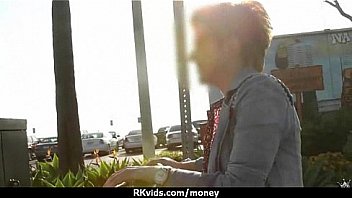 Sexy natural chick trades cash for some rough sex 23