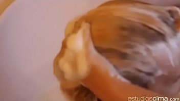 Blonde milf fucks the first thing she finds