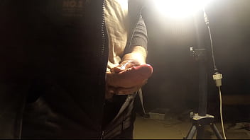 Pocket pussy ends in dribbling flowiing cumming and finished with some solid shots