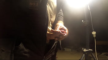 Pocket pussy ends in dribbling flowiing cumming and finished with some solid shots