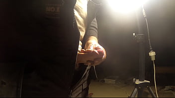 Pocket pussy ends in dribbling flowiing cumming and finished with some solid shots