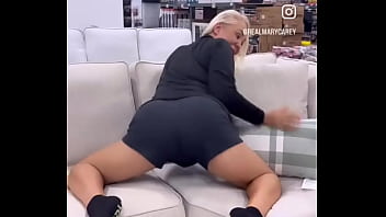 Testing out the furniture do you like the couch